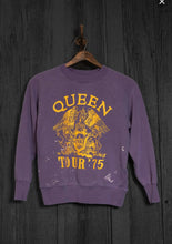 Load image into Gallery viewer, MADEWORN QUEEN TOUR '75 CREW FLEECE IN PURPLE