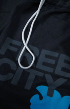 Load image into Gallery viewer, FREE CITY UNISEX LARGE SWEATPANT - SUPERBLACK BLUE