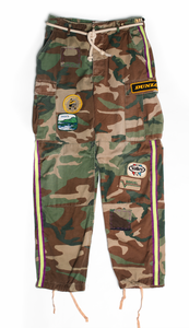 Riley Vintage Moss and Carter Camo Trouser  ships in 2 weeks
