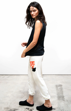 Load image into Gallery viewer, FREE CITY UNISEX LARGE SWEATPANT -CREAMY YUMM