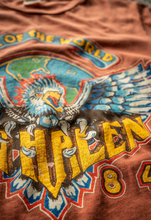 Load image into Gallery viewer, MadeWorn VAN HALEN Tour Of The World 1984 Unisex Tee IN RUST
