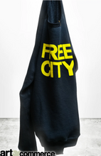 Load image into Gallery viewer, FREE CITY SUPERYUMM BIGGIE RAGLAN IN SUPERBLACK