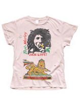 Load image into Gallery viewer, MADEWORN Bob Marley Dusty Pink Tee