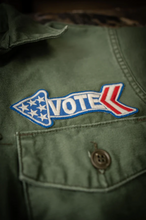 Load image into Gallery viewer, MADE WORN VOTE FOR PEACE ARMY JACKET