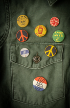 Load image into Gallery viewer, MADE WORN VOTE FOR PEACE ARMY JACKET