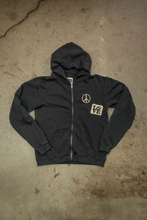 Load image into Gallery viewer, MADE WORN PEACE NOW UNISEX ZIP HOODIE