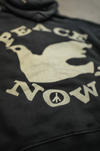 Load image into Gallery viewer, MADE WORN PEACE NOW UNISEX ZIP HOODIE