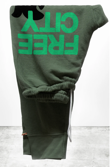 FREE CITY LARGE 3/4 sweats - PUTTY
