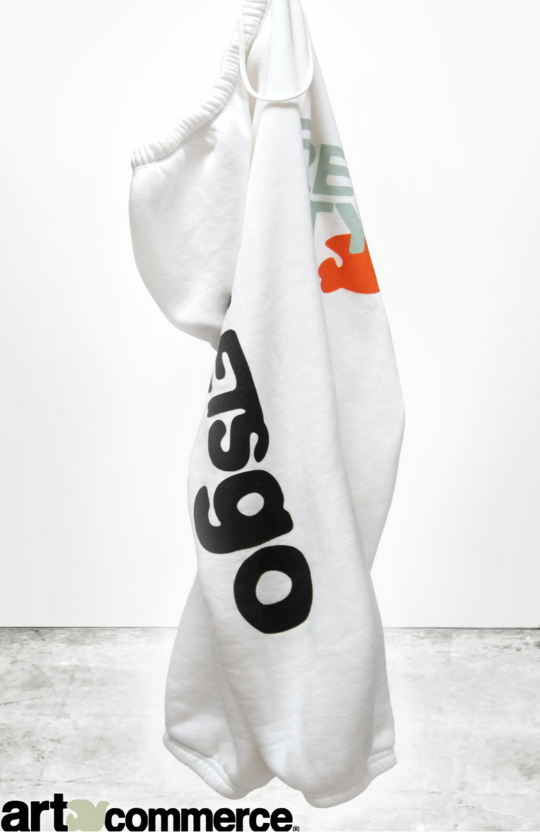 FreeCity Circa'99 OG LetsGo Oldschool Polyblend/Fluff Sweatpant White Out main image 0