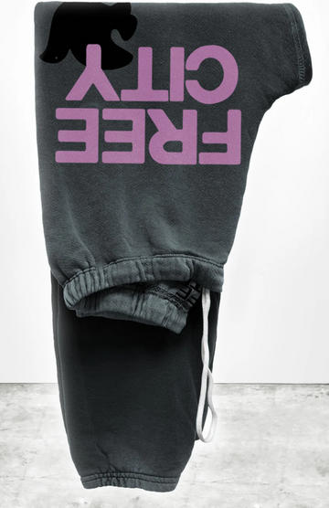 FREE CITY UNISEX LARGE SWEATPANT - GREYTENT