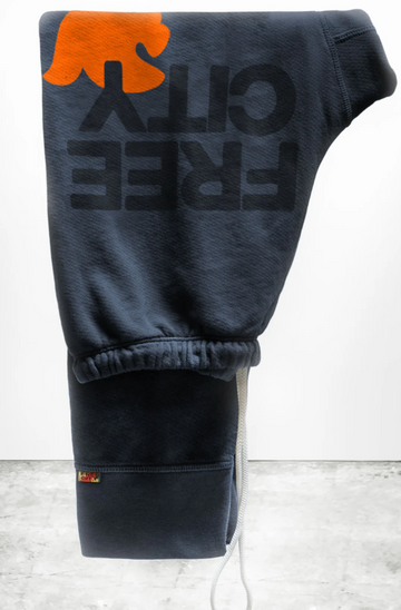FREE CITY LARGE 3/4 sweats - MOONSHROOMS