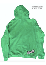 Load image into Gallery viewer, MADEWORN GRATEFUL DEAD ZIP HOODIE IN GRASS