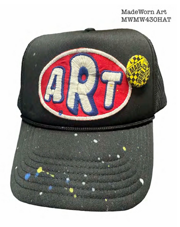MADEWORN ART TRUCKER HAT BLACK