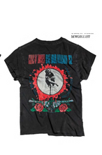 Load image into Gallery viewer, MADEWORN GUNS 'N ROSES CREW TEE IN COAL