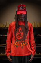 Load image into Gallery viewer, MADEWORN BOB MARLEY KAYA LONG SLEEVE IN CHERRY