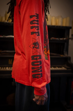 Load image into Gallery viewer, MADEWORN BOB MARLEY KAYA LONG SLEEVE IN CHERRY