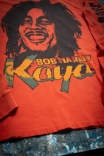 Load image into Gallery viewer, MADEWORN BOB MARLEY KAYA LONG SLEEVE IN CHERRY