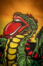 Load image into Gallery viewer, MADEWORN ROLLING STONES LINER JACKET IN WASHED ARMY