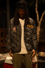 Load image into Gallery viewer, MADEWORN ROLLING STONES LINER JACKET IN BLACK