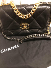 Load image into Gallery viewer, Chanel 19 Flap Bag Quilted Leather Medium Lambskin