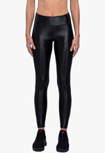Load image into Gallery viewer, KORAL Lustrous High Rise Legging in Black and Lead