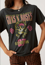 Load image into Gallery viewer, DAYDREAMER Guns N' Roses Destruction '87 Boyfriend Tee