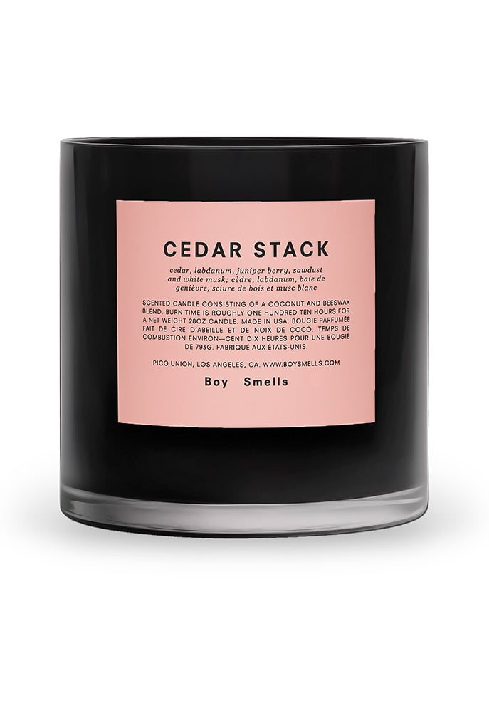 Boy Smells Cedar Stack Magnum Candle 28 Oz