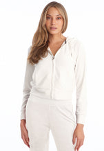 Load image into Gallery viewer, Juicy Couture Velour Embellished Zip-Up Hoodie