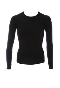Minnie Rose Ribbed Long Sleeve Crew Top