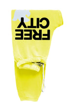 Load image into Gallery viewer, FREE CITY Large Sweatpants in Lemonpie