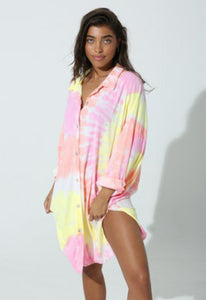 Electric & Rose Prism Seaside Coverup