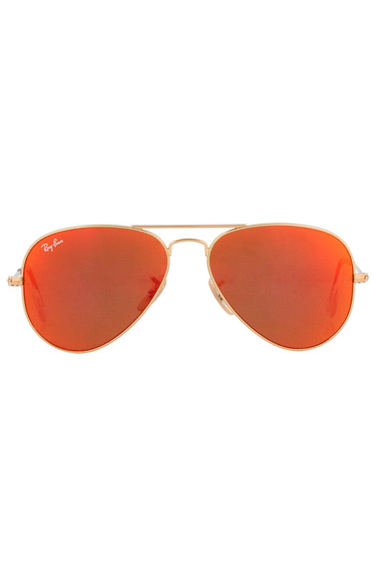 Ray-Ban Aviator Flash Lenses 55mm Sunglasses