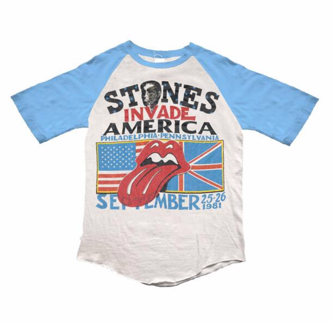 Madeworn Rolling Stones Invade America Unisex Crew Tee
