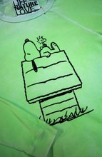 Load image into Gallery viewer, FREE CITY BASICGOODNESS SNOOPY HOUSE UNISEX raglan - mintbath