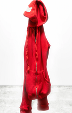 Load image into Gallery viewer, FREE CITY SUPERFLUFF LUX zip hoodie - redlight