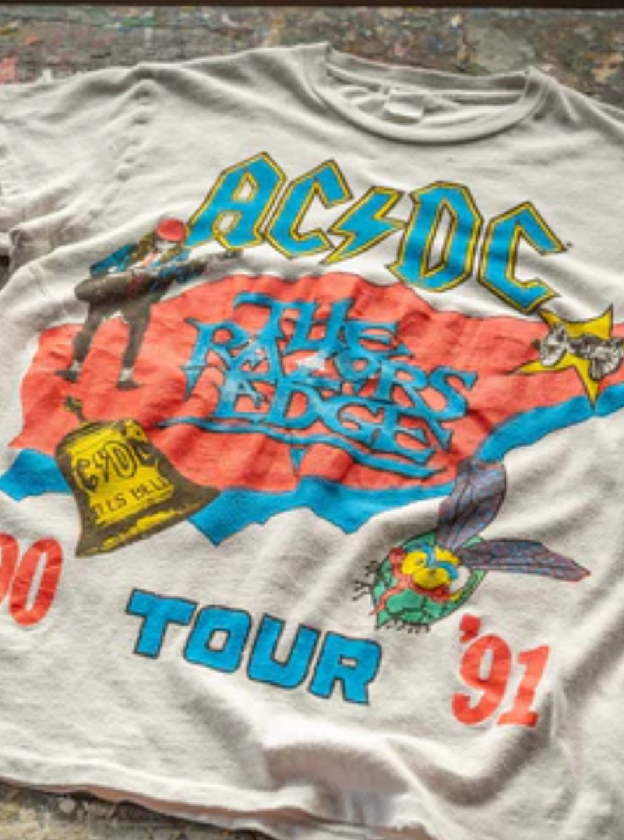 MADEWORN AC/DC THE RAZORS EDGE UNISEX TEE – SINGER22