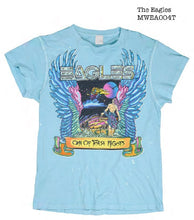 Load image into Gallery viewer, MADEWORN THE EAGLES UNISEX CREW TEE IN BLUE HAZE