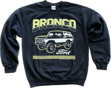 Load image into Gallery viewer, SINGER22 EXCLUSIVE JUNKFOOD  UNISEX BRONCO POWERED BY FORD FLEA MARKET FLEECE SWEATSHIRT