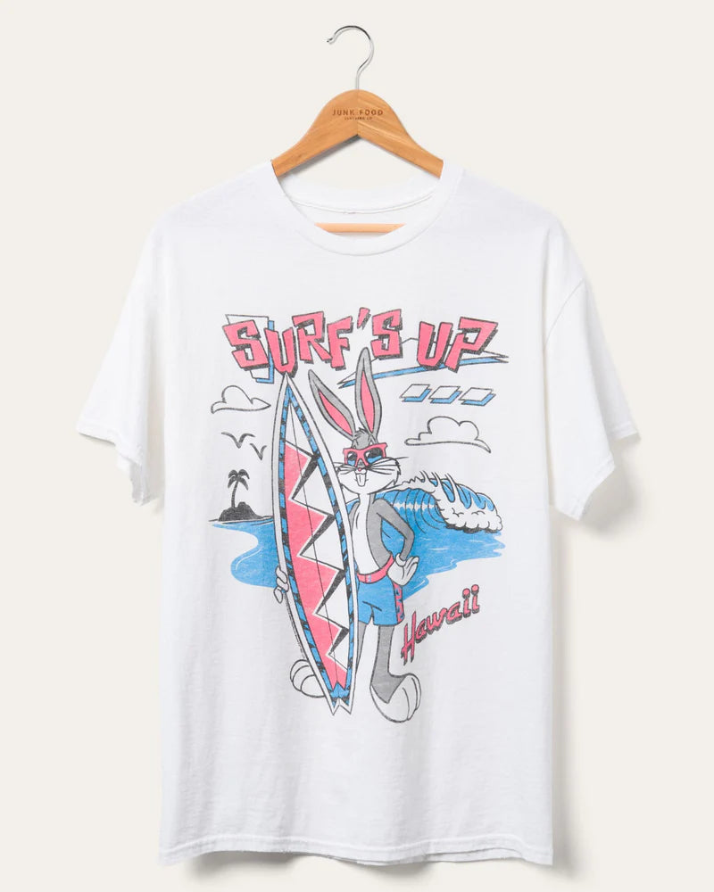 JUNKFOOD CLOTHING SURFS UP DOC UNISEX VINTAGE TEE – SINGER22