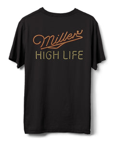 JUNK FOOD CLOTHING UNISEX MILLER HIGH LIFE NEON VINTAGE TEE