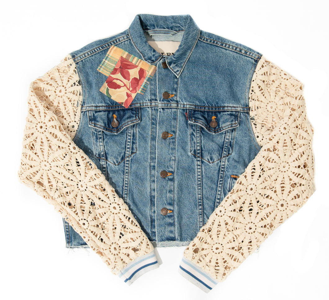 RILEY VINTAGE Yarn Master Trucker Jacket ships in 2 weeks