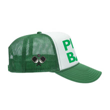Load image into Gallery viewer, Exclusive SINGER22 Limited Edition Pickle Ballin&#39; Trucker Hat in 6 colorways w Side Embroidered Raquets and Ball
