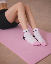 Load image into Gallery viewer, SINGER22 Exclusive Healing Heels Rosé Stripe Grip Socks