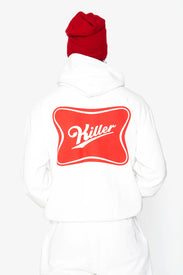 CLONEY DUKE GEORGE Lit Hoodie Unisex Sweatshirt White
