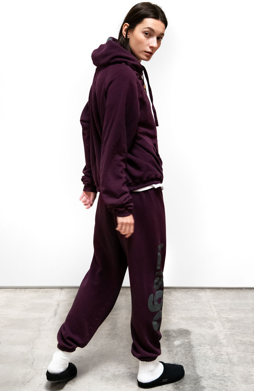 FREE CITY SUPERYUMM OG FREECITYLETSGO UNISEX sweatpant - EGGPLANT