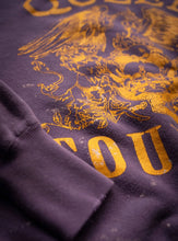 Load image into Gallery viewer, MADEWORN QUEEN TOUR &#39;75 CREW FLEECE IN PURPLE