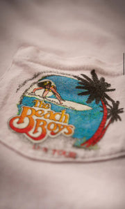 MADEWORN BEACH BOYS POCKET TEE IN DUSTY PINK