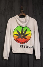 Load image into Gallery viewer, MADEWORN BE KIND ZIP FLEECE HOODIE IN VINTAGE WHITE
