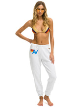 Load image into Gallery viewer, AVIATOR NATION LOGO SWEATPANTS - WHITE