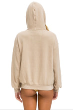 Load image into Gallery viewer, AVIATOR NATION WAVE STRIPE 4 PULLOVER UNISEX HOODIE RELAXED -SAND/SAND